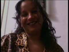 A shaven man paws it from an obese hotwife with enormous bosoms.
